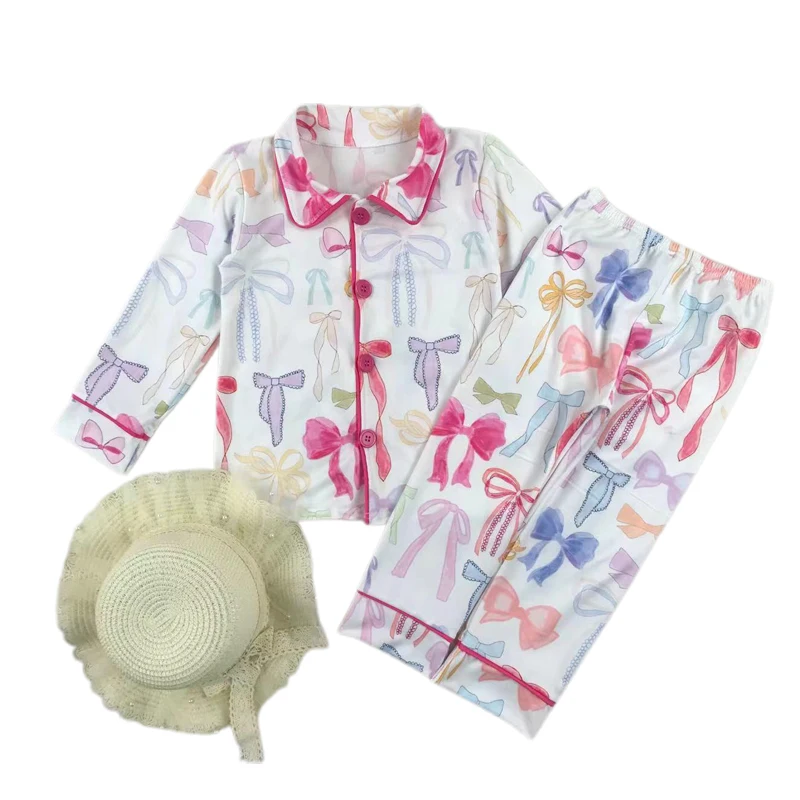 Hot Sale Custom Children Infant Toddler Boutique Clothing Baby Girls Outfits for Kids
