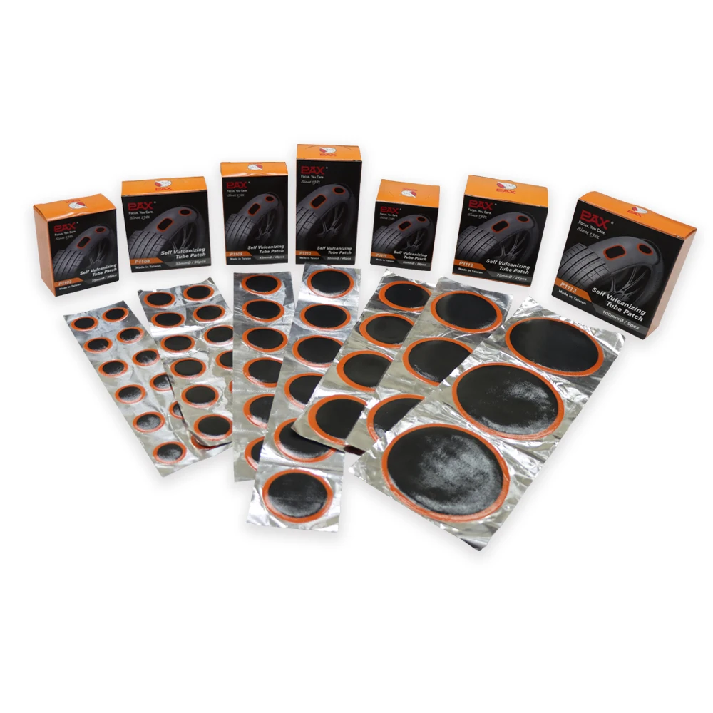 Big Size 48pcs 50mm Vulcanizing Tube Cold Patches Truck Emergency Repair Tool Kit