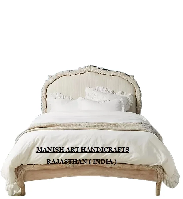 Оптовая продажа, высококачественные современные роскошные антикварные королевские кровати, мебель, американская гостиная, премиальные деревянные резные детские кровати