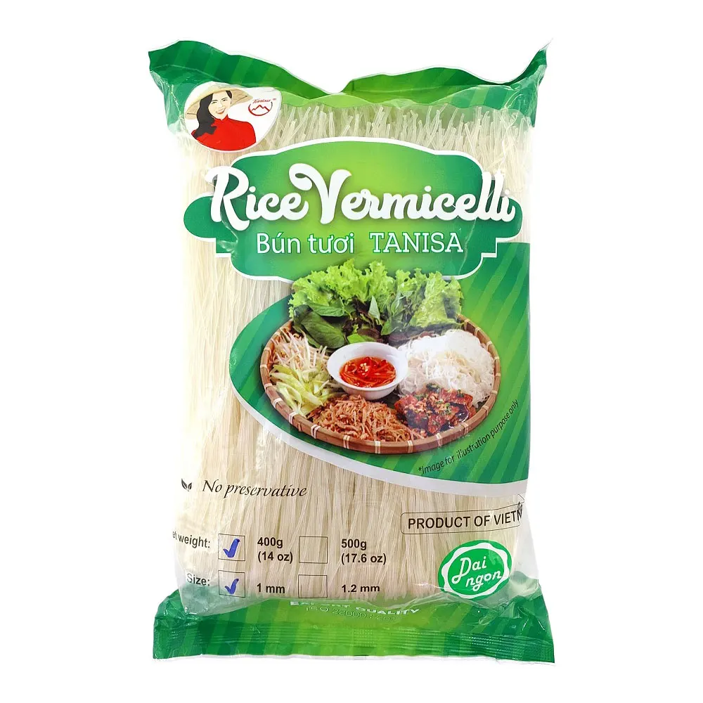 Лидер продаж вьетнамская сухая белая рисовая вермишель лапша с низким содержанием углеводов компания по производству халяльной ISO HACCP сертификация