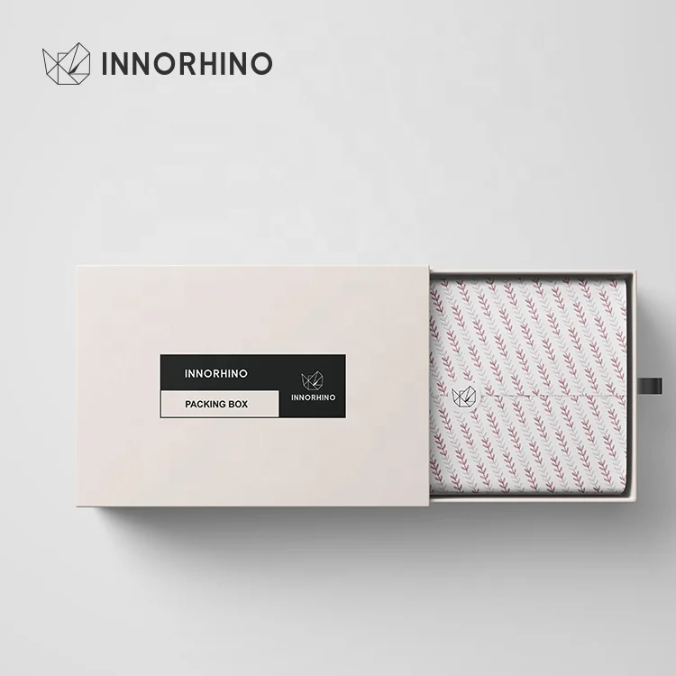 Customized High End Shoes Jacket Dress Garment Clothing Accessories Cake Cardboard Paper Sliding Drawer Packaging Rigid Gift Box