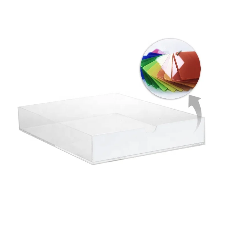 Home Acrylic Clear Acrylic Desktop Organizer File Trays For Office Storage Holders & Racks