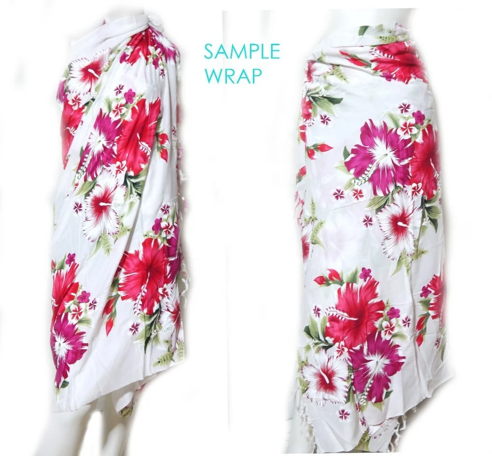 VINTAGE HIPPY BOHO print rayon  COLOR BLOCK floral hawaii BEACH thai style sarong fabric cheap