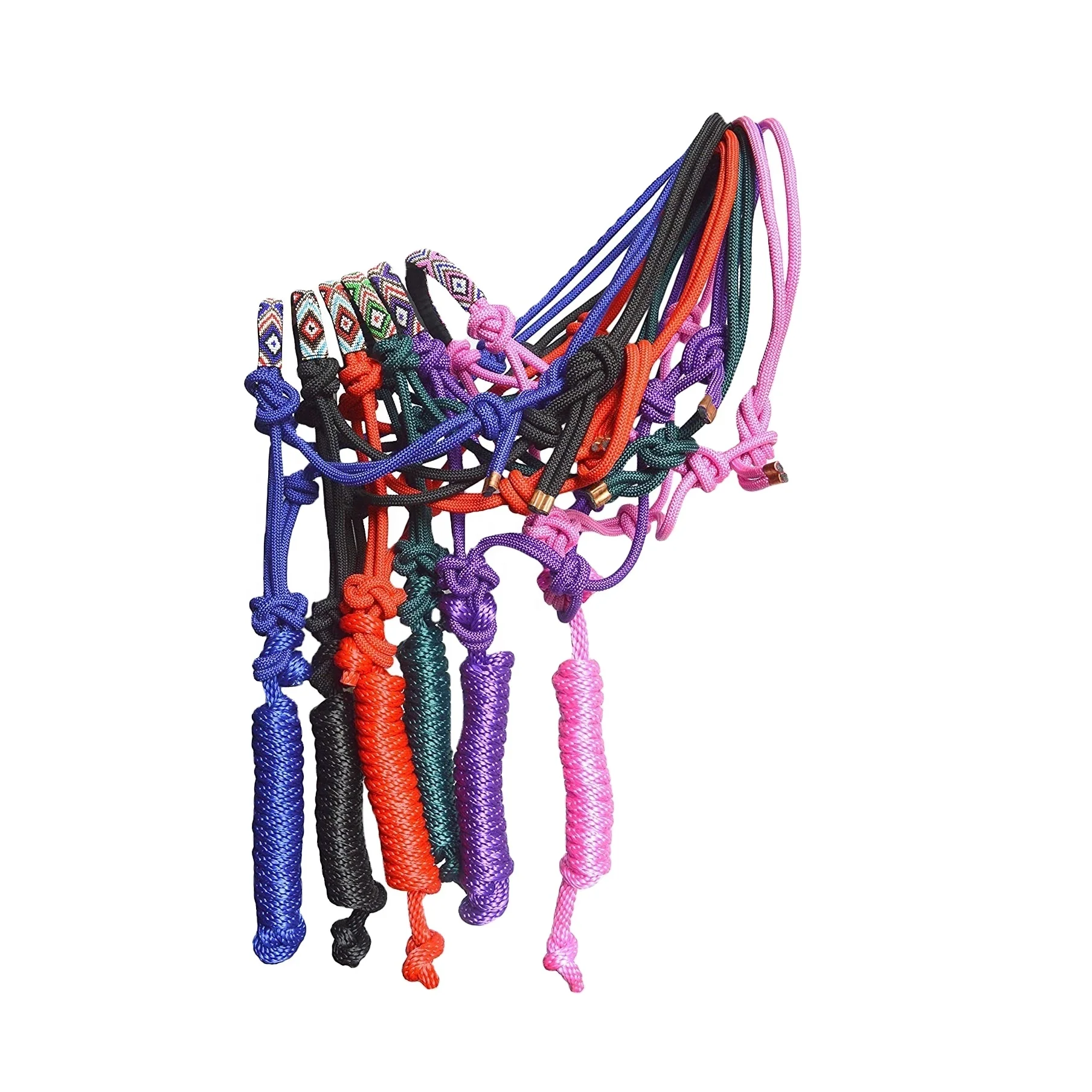 Top Quality Horse Rope Halter With Customize Bead Designs Manufacturer