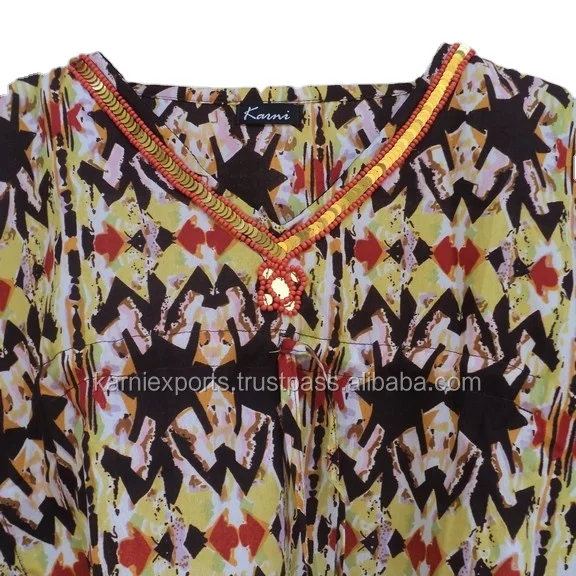 Arabic kaftan crop top dress for kids and girls