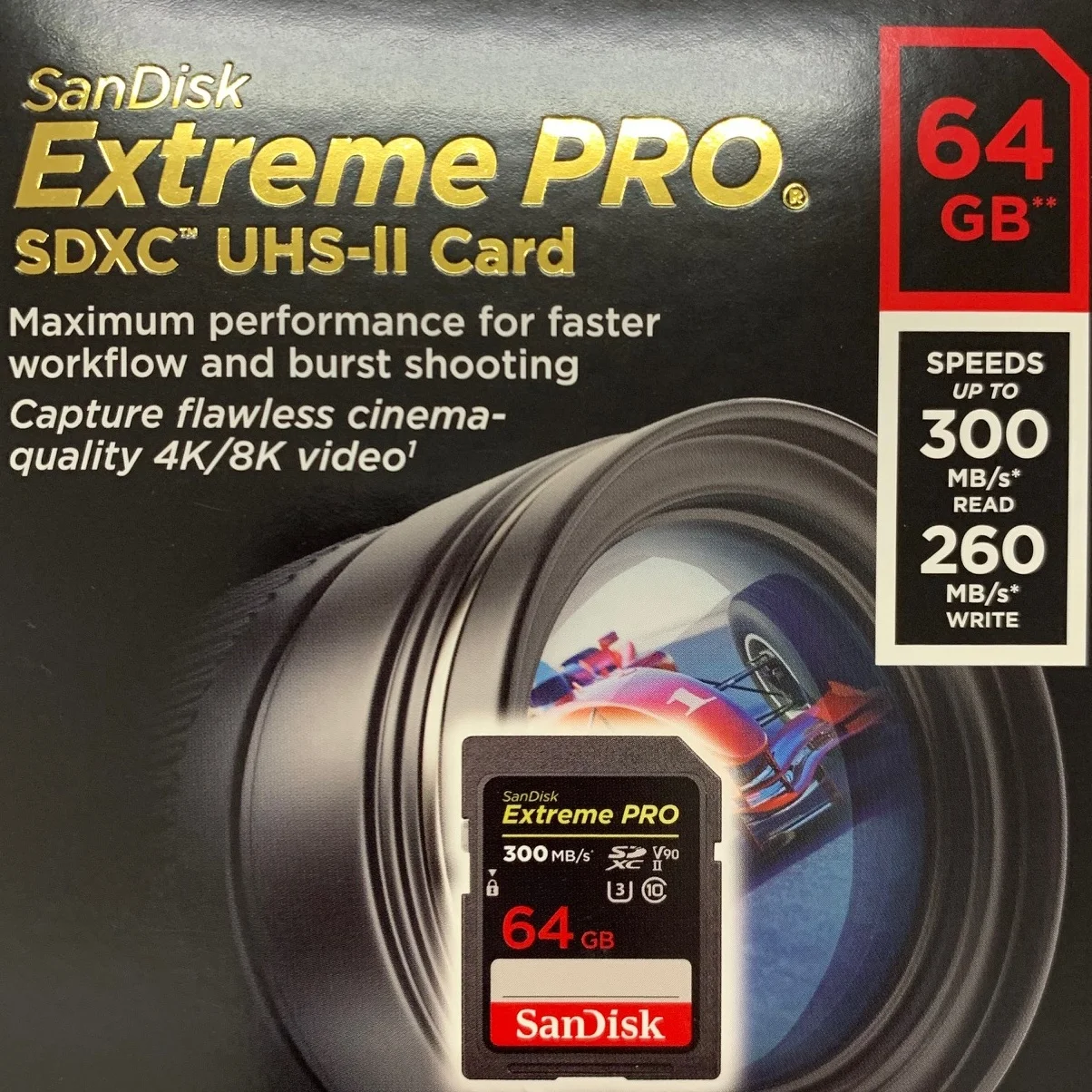 Extreme Pro SD SDSDXDK-064G-GN4IN R300 W260