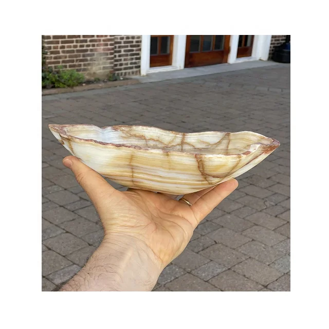 Wholesale Modern Premium Quality Fruit Bowls Fine Polished Onyx and Marble for Kitchen and Hotel 1-Year Warranty