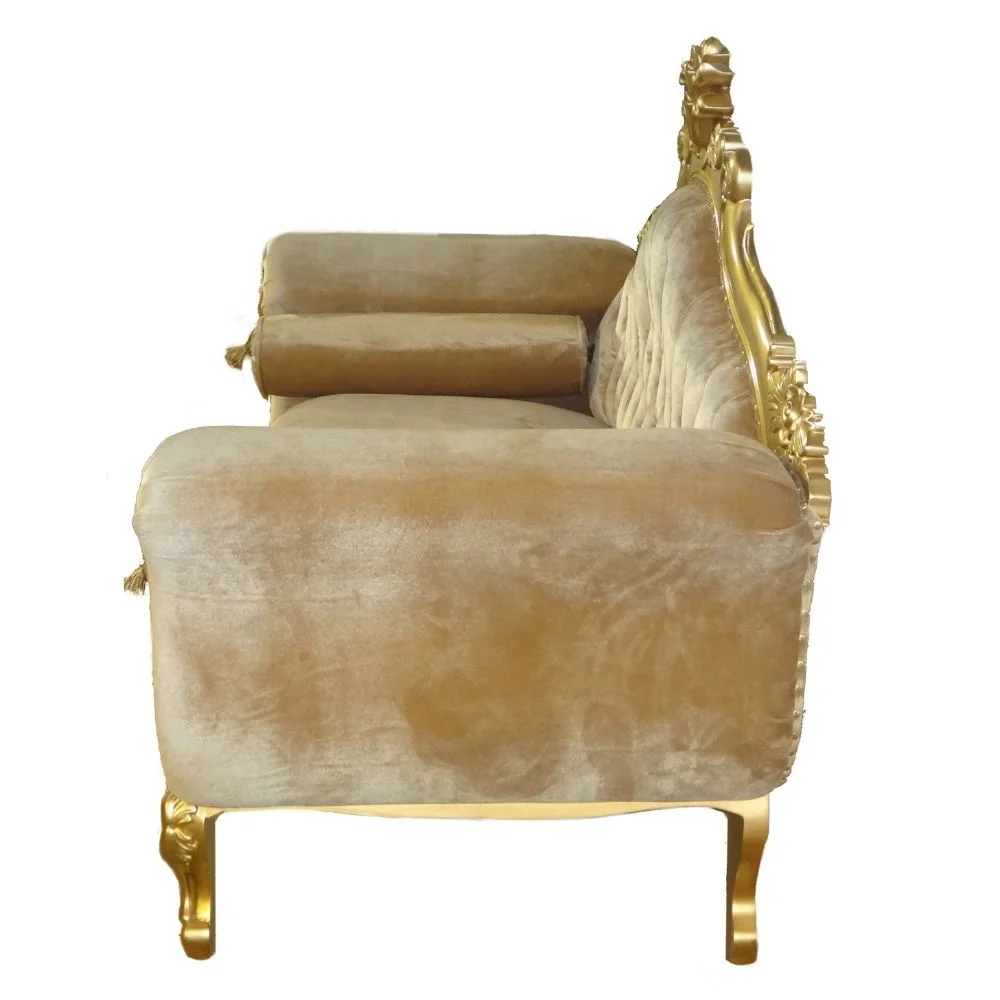 Antique Sofa Bridal Classic Wedding Sofa Hand Carving Sofa for Antique Living Room Furniture