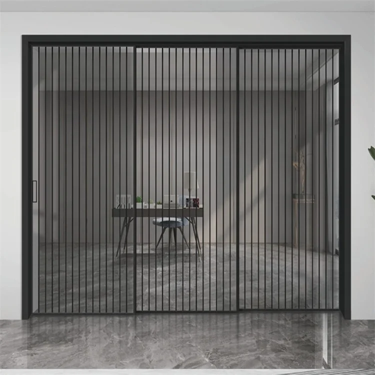 Hidden Sliding Door Film Switchable Smart Glass Hd Safe Sliding Door Intelligent Hanging Rail Sliding Door