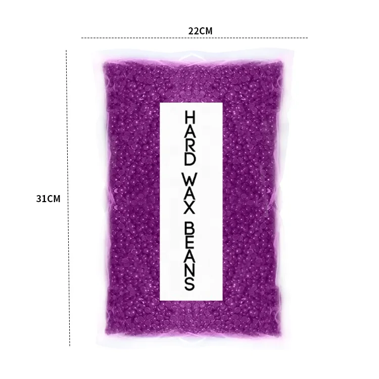 Lifestance Purple Premium Hair Removal Brazilian Hard Wax Beans 450g/1lb Wholesale Hot Wax Beads