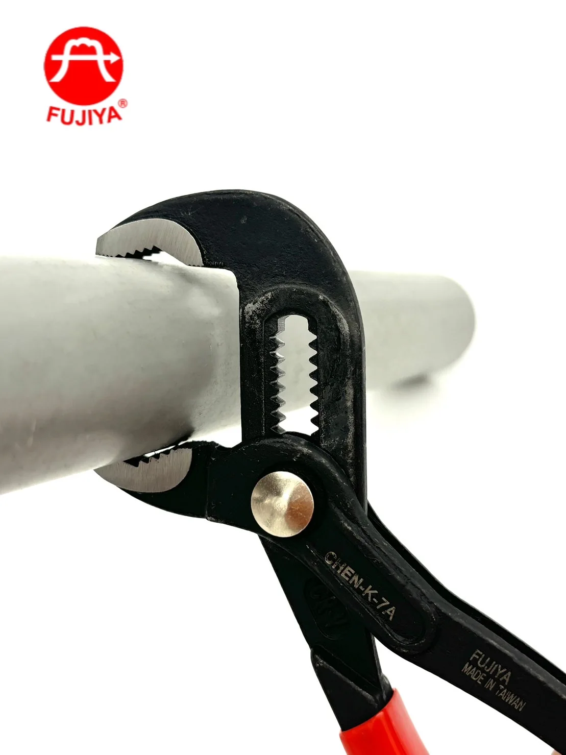 FUJIYA German Type Heavy Duty Aluminum Steel Straight Telescopic Pipe Wrench PVC Metric Serrated OEM Customizable Plumbing Tool