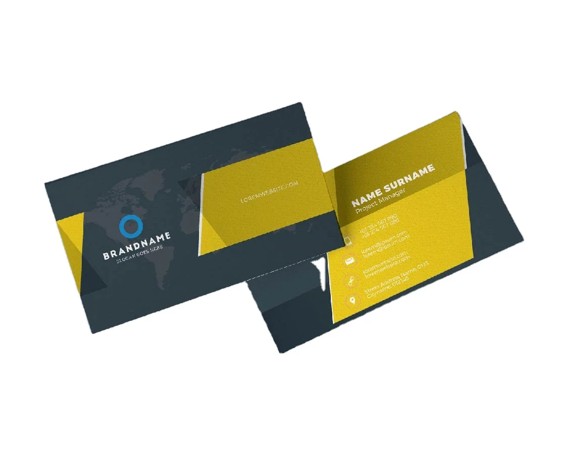 Taiwan Supplier Pattern Company Graph Paper Business Card