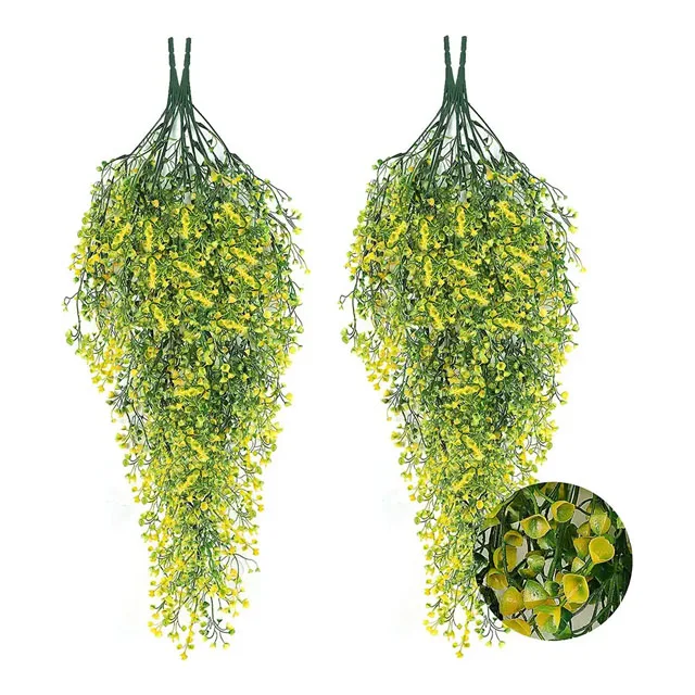 Balcony Hanging Flower Vines Artificial Plant Cottages Decor Rooms Decorative Garden Courtyard Fake Greenery