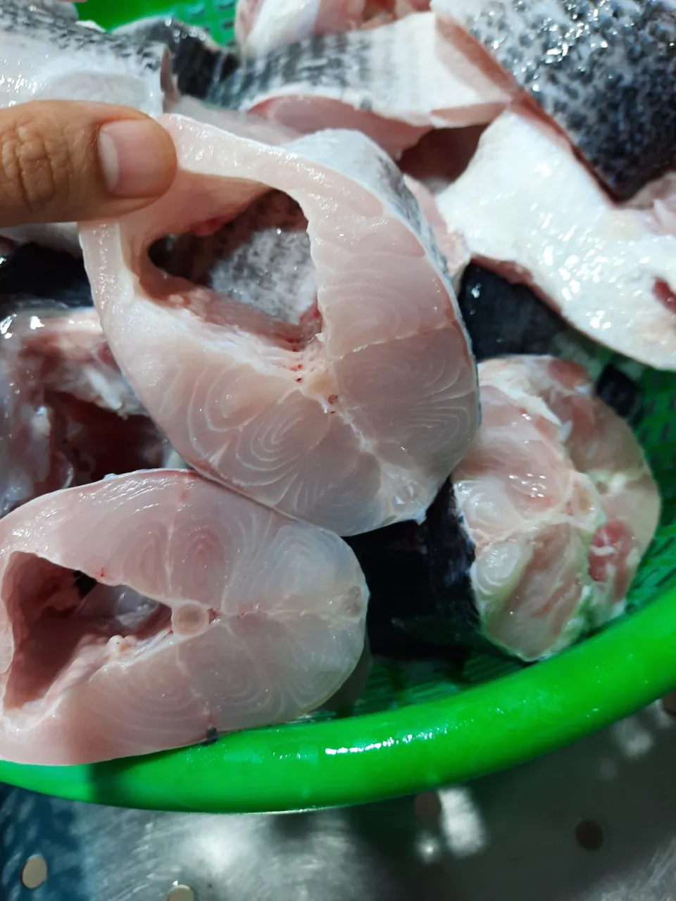 
BEST PRICE! Frozen Giant Snakehead steak from Vietnam 