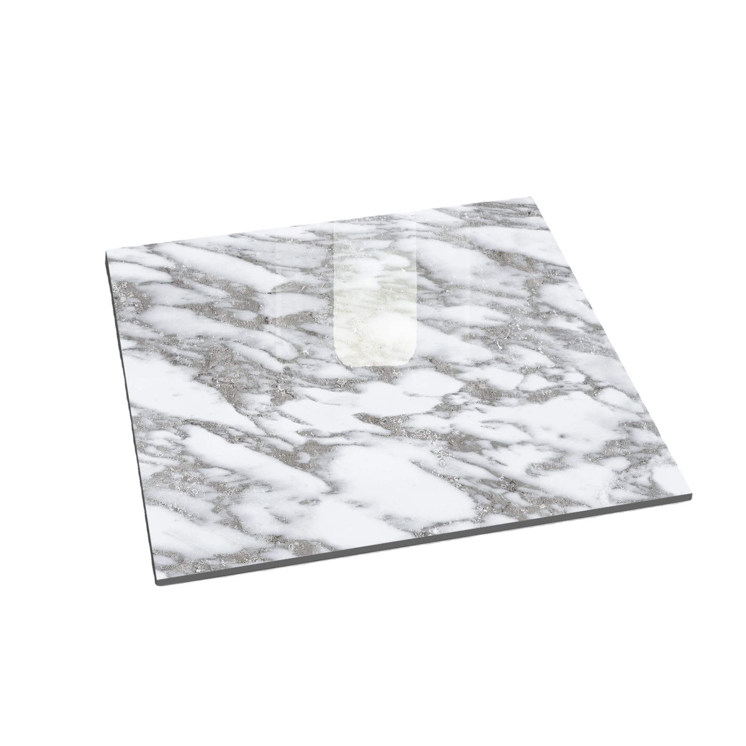 White Color Gray Waves Glazed Porcelain Tiles ceramic tiles 600x600 indoor& outdoor tiles made in india