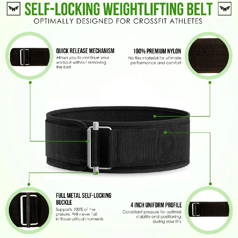 Gym Belts Weightlifting Nylon