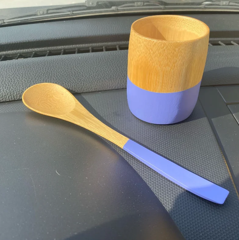 Organic Healthy Biodegradable Coffee Tea Bamboo Cup High Quality Plastic Free 100% Natural Cups & Saucers Customized Logo Gift