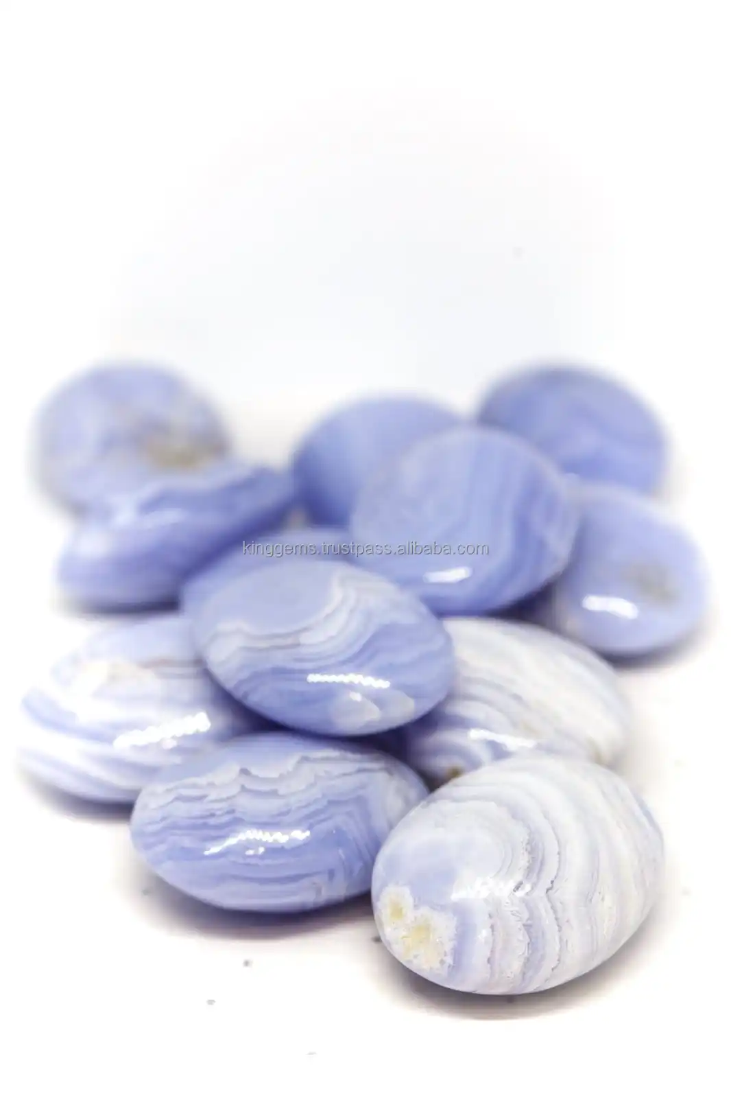 HIGH QUALITY CRYSTAL BLUE LACE AGATE PALM STONE GEMSTONE CRYSTAL PALM STONE FOR MEDITATION HEALING BLUE LACE AGATE PALM STONE