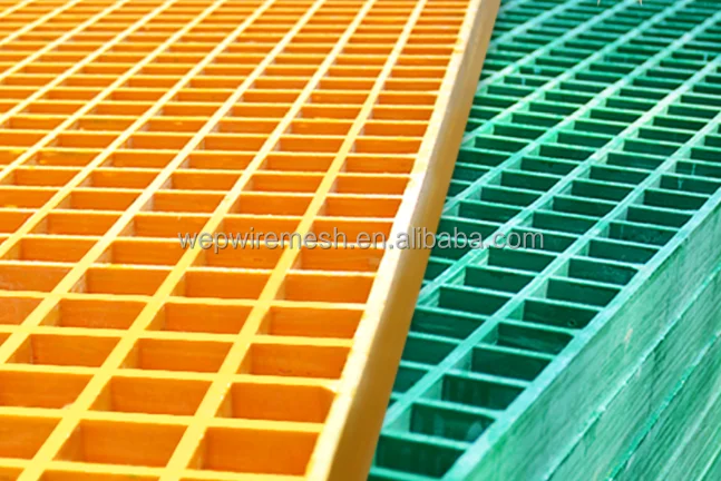 Non-slip Surface 38*38*38mm Fiberglass FRP Gratings