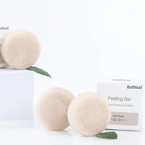 OEM Handmade Korean Natural Soap Solid Handmade Exfoliating Oatmeal Soap with Private Label for Adults