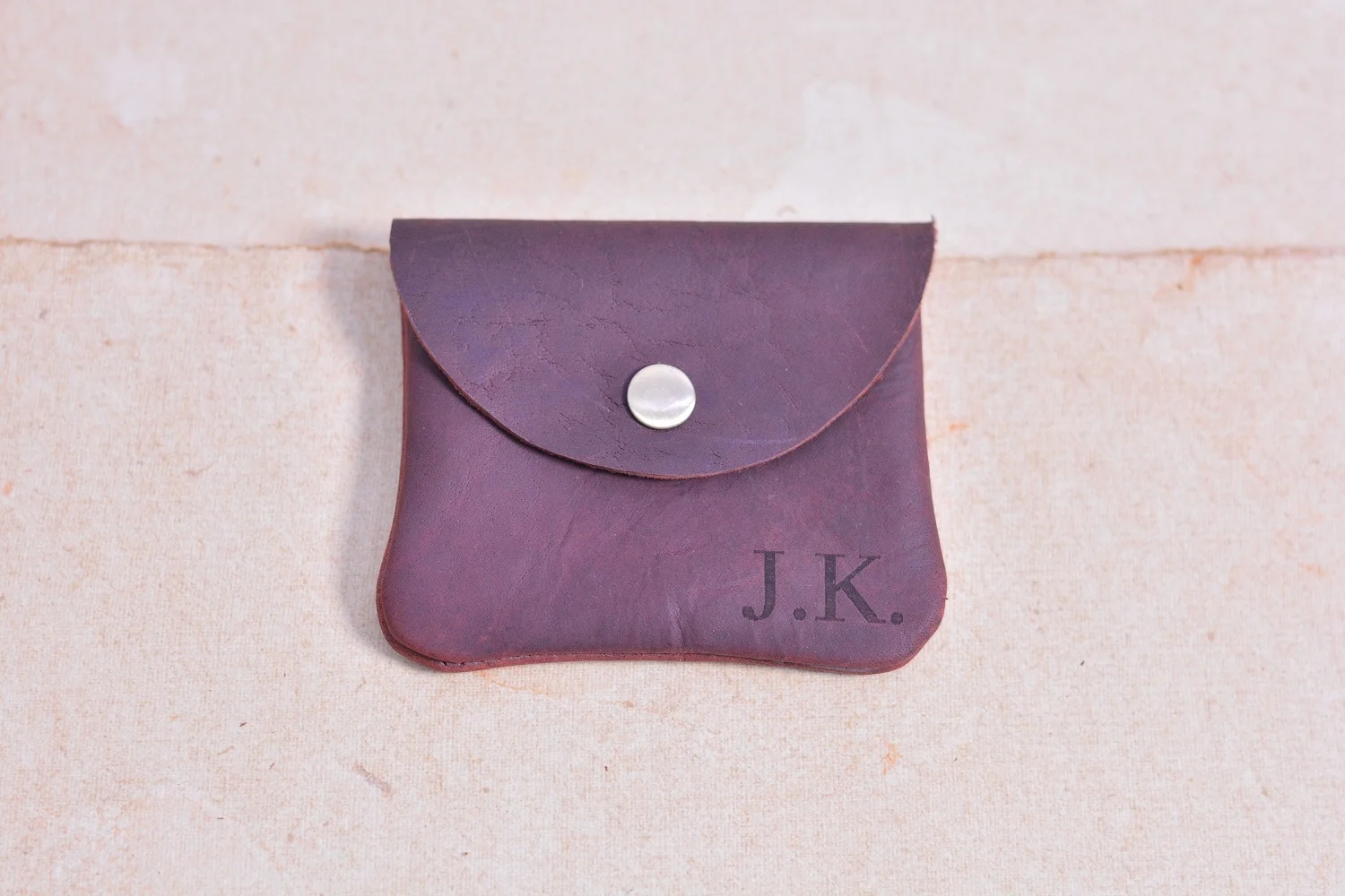 Round Leather Coin Purse Pouch Holder Organizer For Laser Engraving Coin Case Men, Women Coins Pouch Leather Accessories