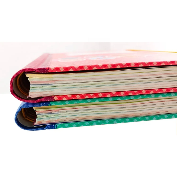 Custom Printing Hardcover Concealed Wire-O Binding Notebook with color separator pages