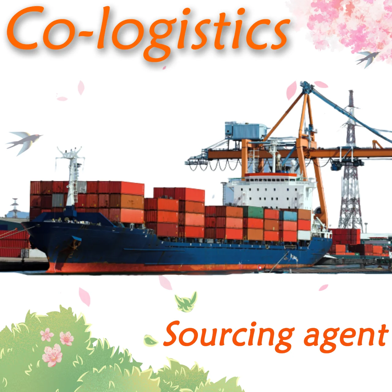 sea cargo shipping agent dropshipping to warehouse to USA to Europe Germany/France
