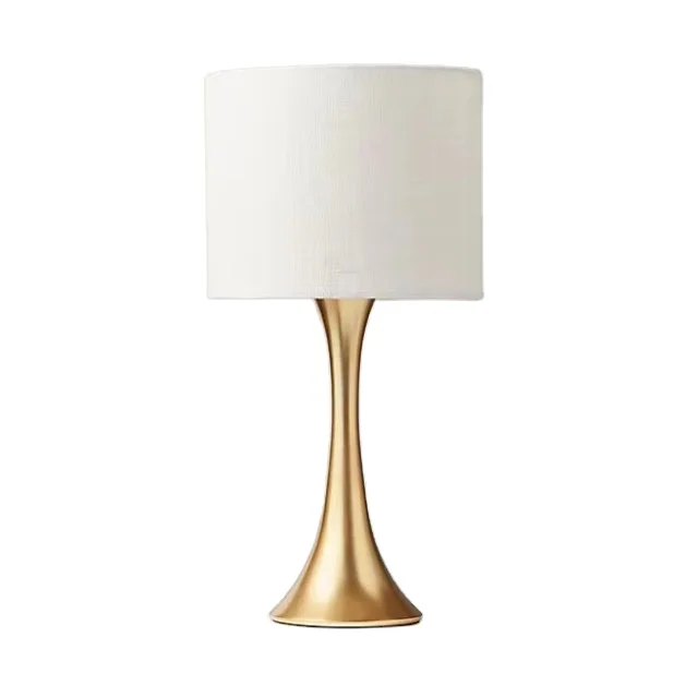 Customized Design Modern LED Table Lamp Brass Made PC Lamp Body for Indoor Use Power Source for Homes Study Bedrooms