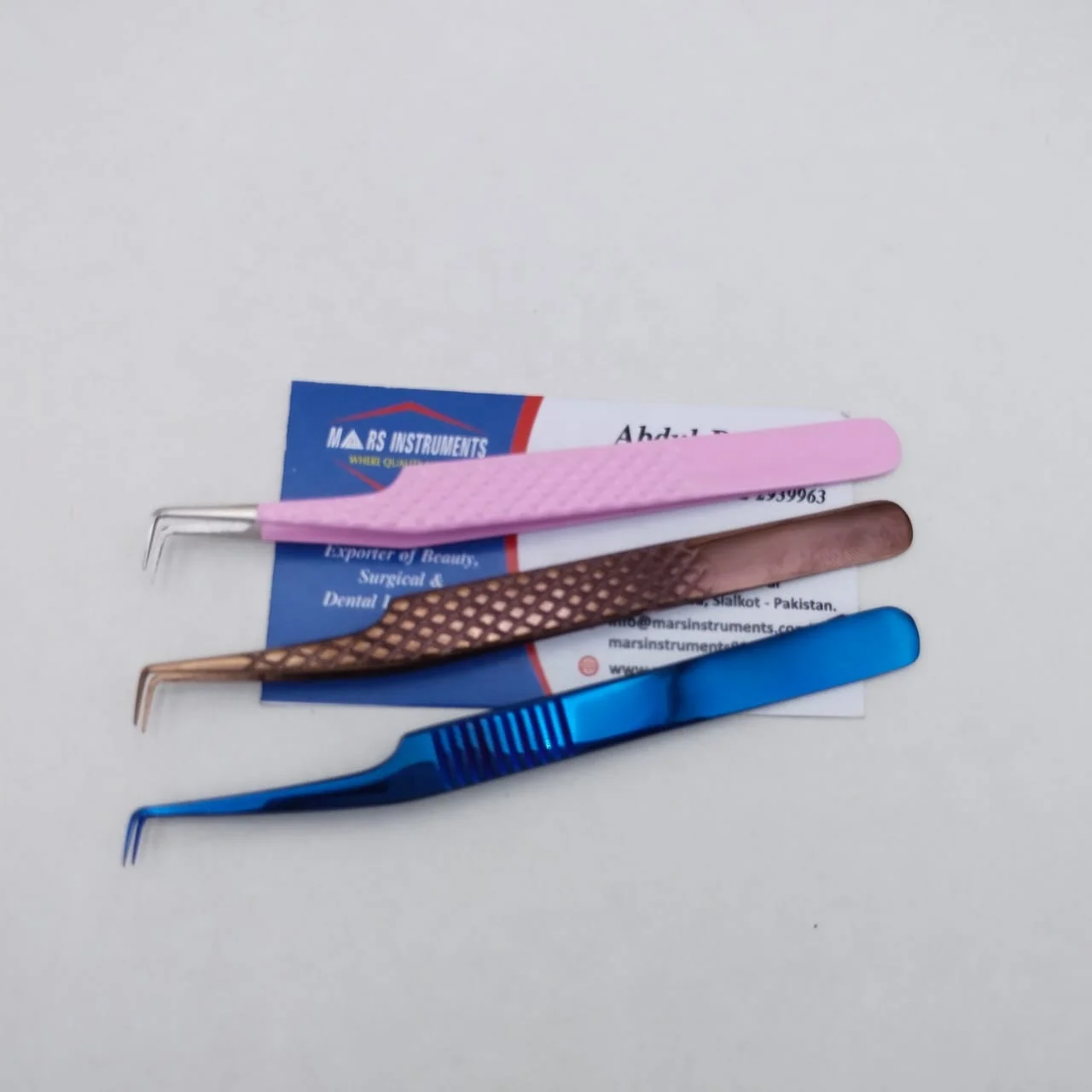 Classic Pick up and Isolation Eyelash Tweezers 90 Degree Angled Tweezers