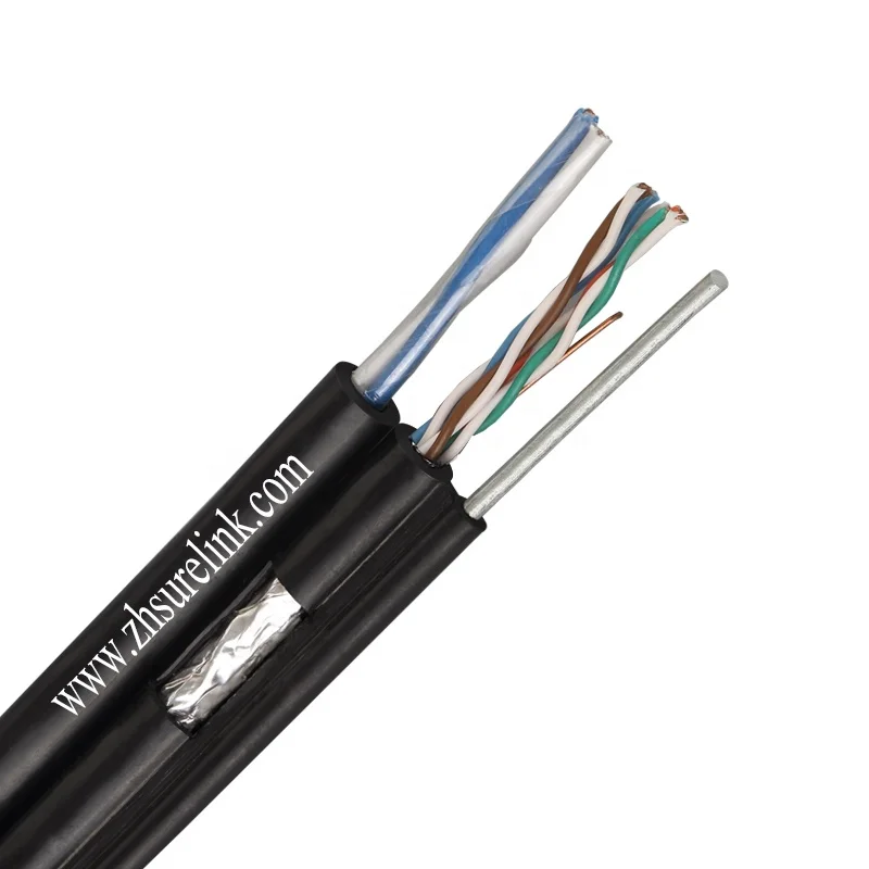 high quality TVV or TVVB shield elevator cable PVC flexible cable cat6 round or flat lift cable