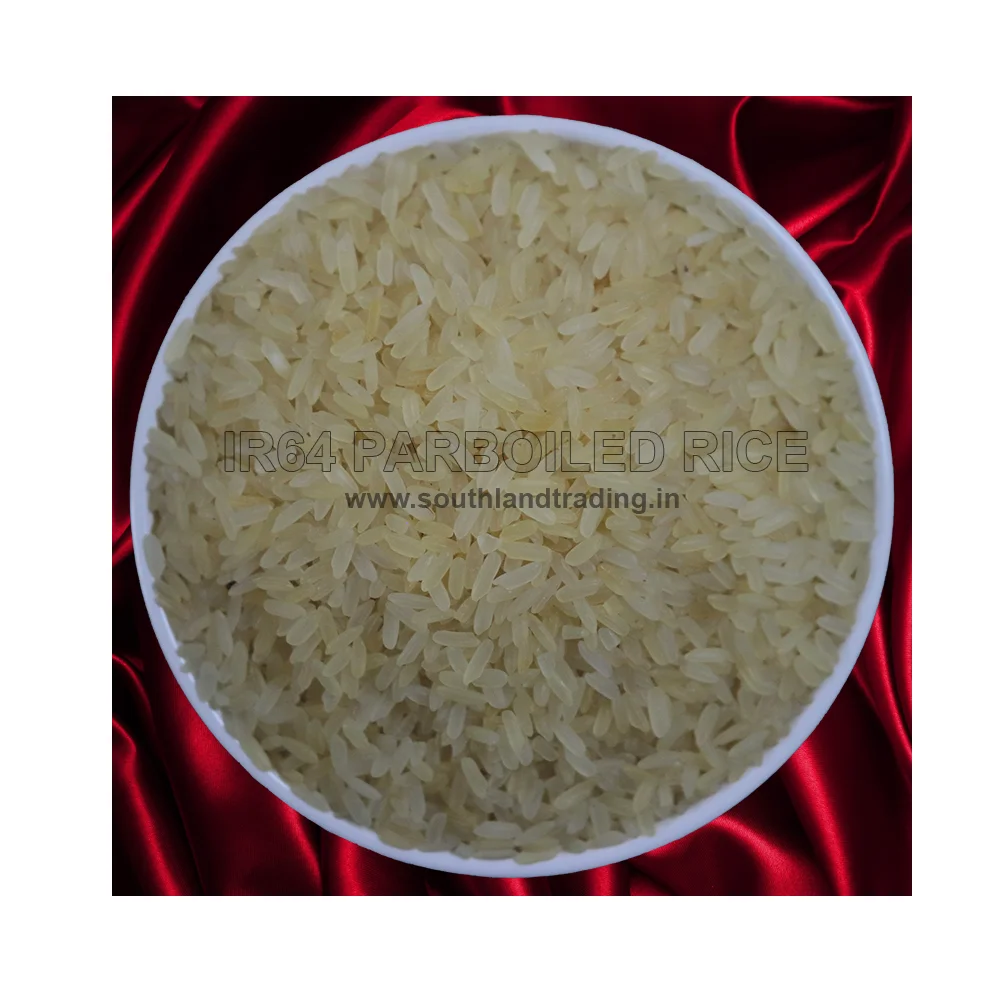 
IR64 Parboiled Long grain with 5% Broken White Rice Riso Low Price 