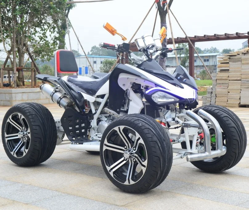250cc gasoline ATV, driving comfort .Dual exhaust pipe design