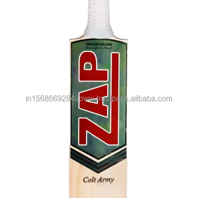 ZAP Gun Colt Army English Willow Cricket Bat- Size 5