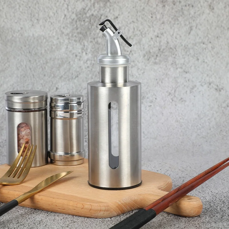 Manufacturers sell hot kitchen products directly glass oil and vinegar bottle
