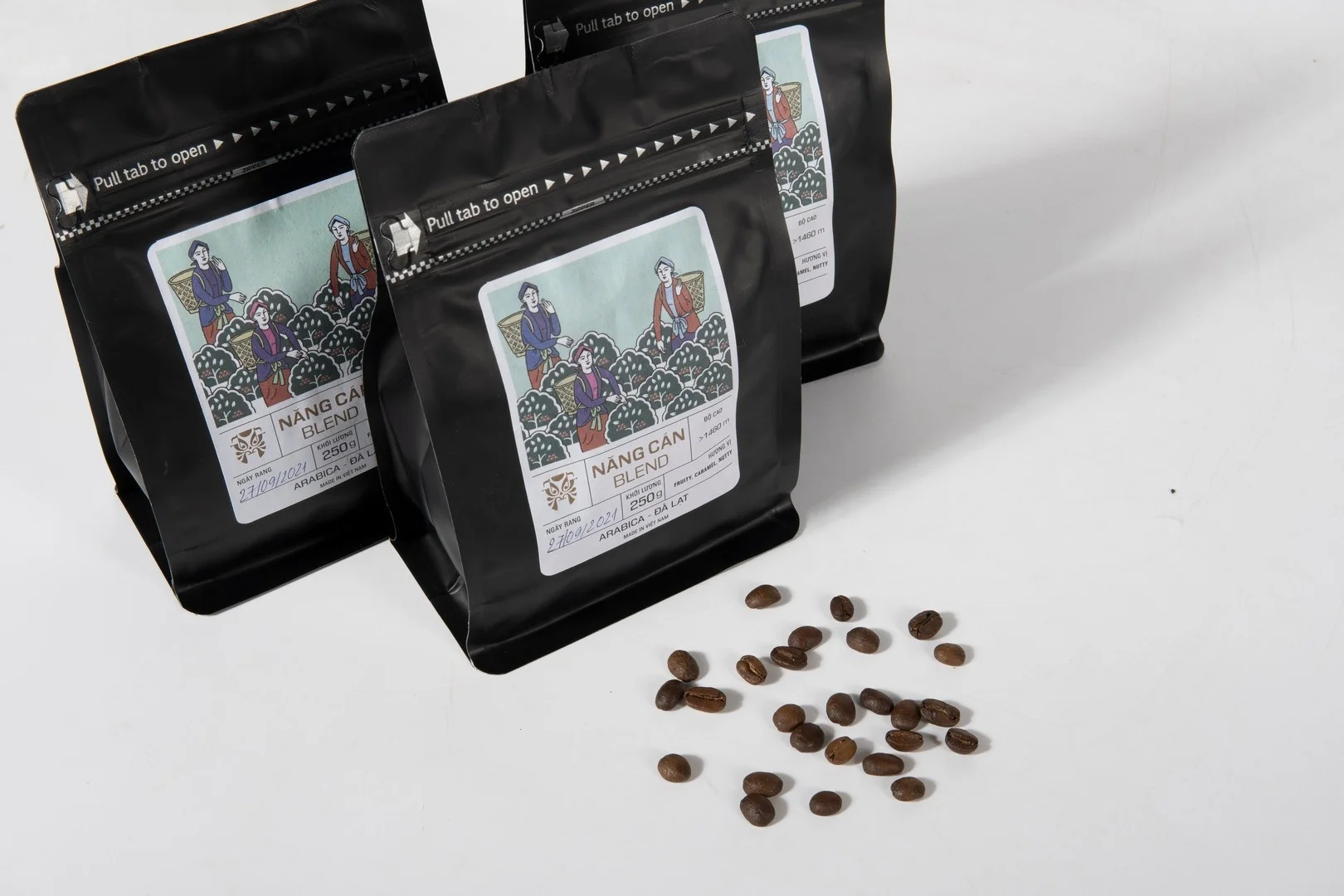 100% арабика-Премиум качество Арабика жареные кофейные зерна смесь для эспрессо Нанг банка