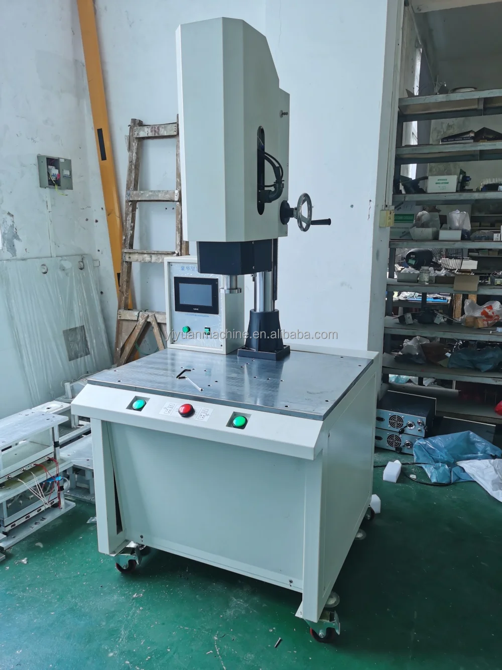 New Used PP Filter Cup Spin Welder Waterproof Filter Spin Friction Welding Nylon Plastic Heating Function Friction Machine