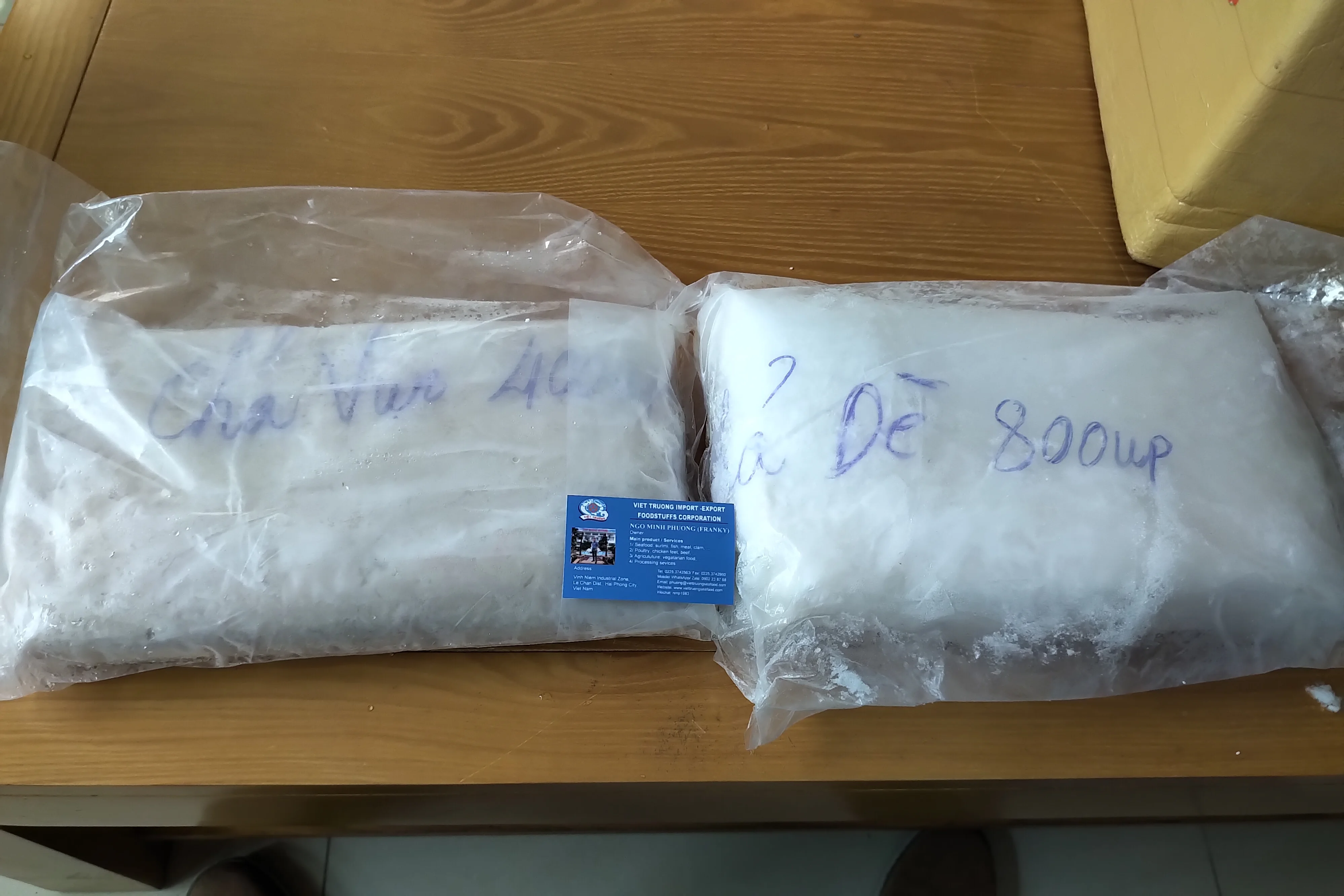 
HACCP HALAL Certification 24 Months Shell Life Wholesale Frozen Surimi from Vietnam 