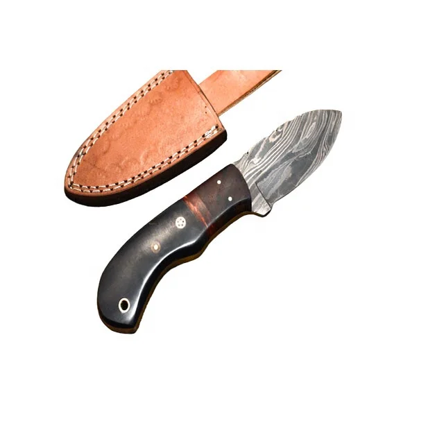 Ручка ножа из дамасской стали ручной работы материал Микарта и