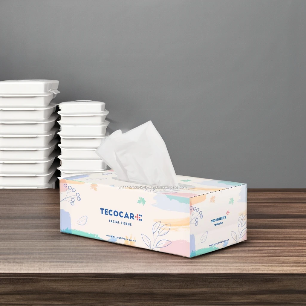 Tecocare 2-слойные компактные и универсальные 180 бумажные полотенца вьетнамский экспортный продукт для салфеток