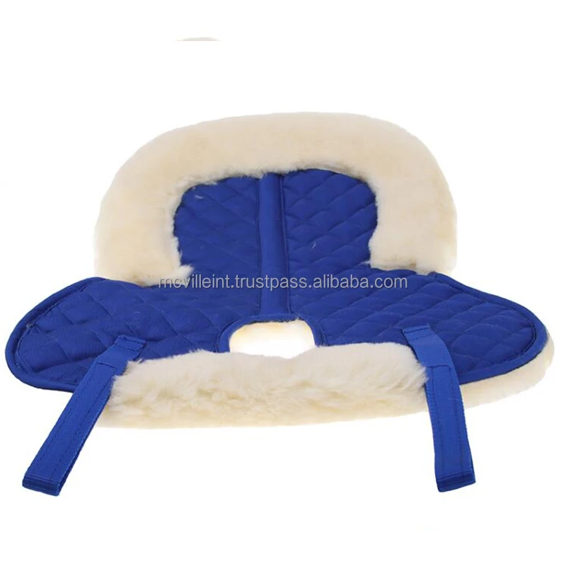 Мягкое шерстяное полуседло седло для верховой езды дешевое подкладки