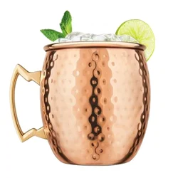 High Quality Moscow Mule Mug Beer Drinking Copper Mugs Exporter Customized Finished Copper Moscow Mule Mugs from Indian Supplier