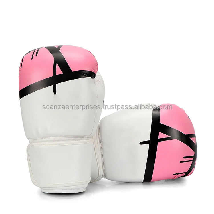 Factory Cheap Custom Professional Boxing Gloves Hot Sale Factory Customization Logo Produced in a Black Red Blue