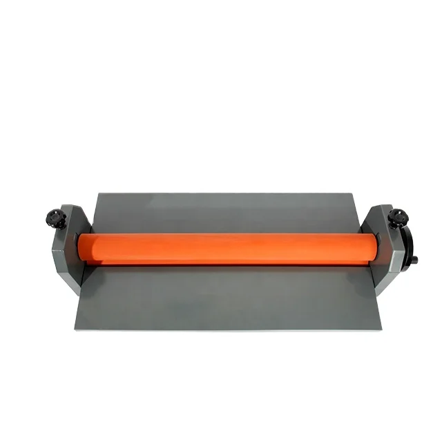SONTO LBS750 Manual Cold Lamination Machine 750mm Desktop Cold Roll Laminator  High Quality Rubber Rollers
