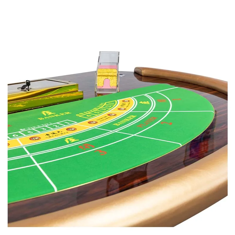 High Quality Deluxe Baccarat Super 6 Professional Baccarat Casino Table for Casino Entertainment