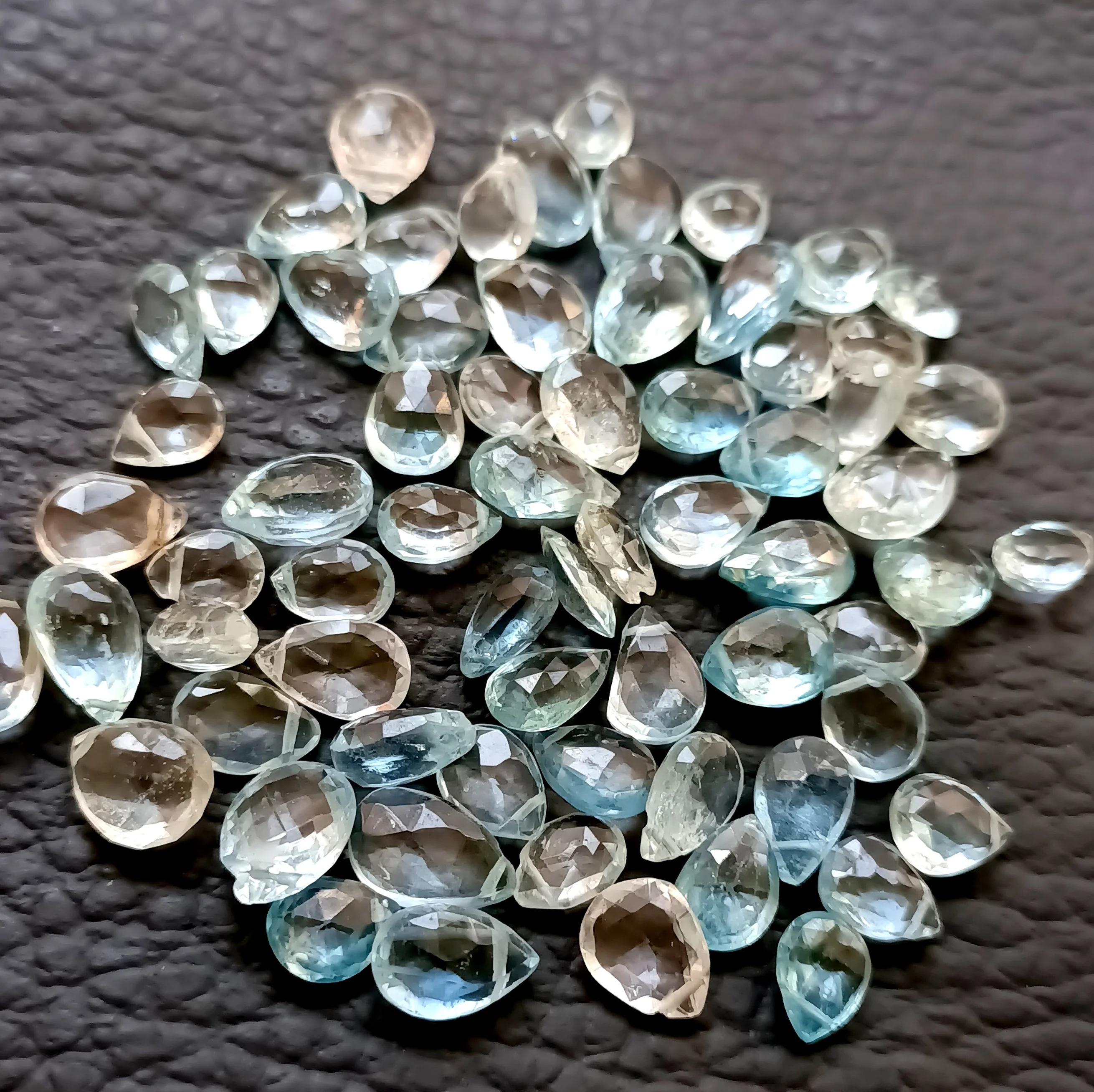 Good Quality Natural Cut Aquamarine Loose Faceted Gemstone Beaded Briolette Making Jewelry Wholesaler price per carat