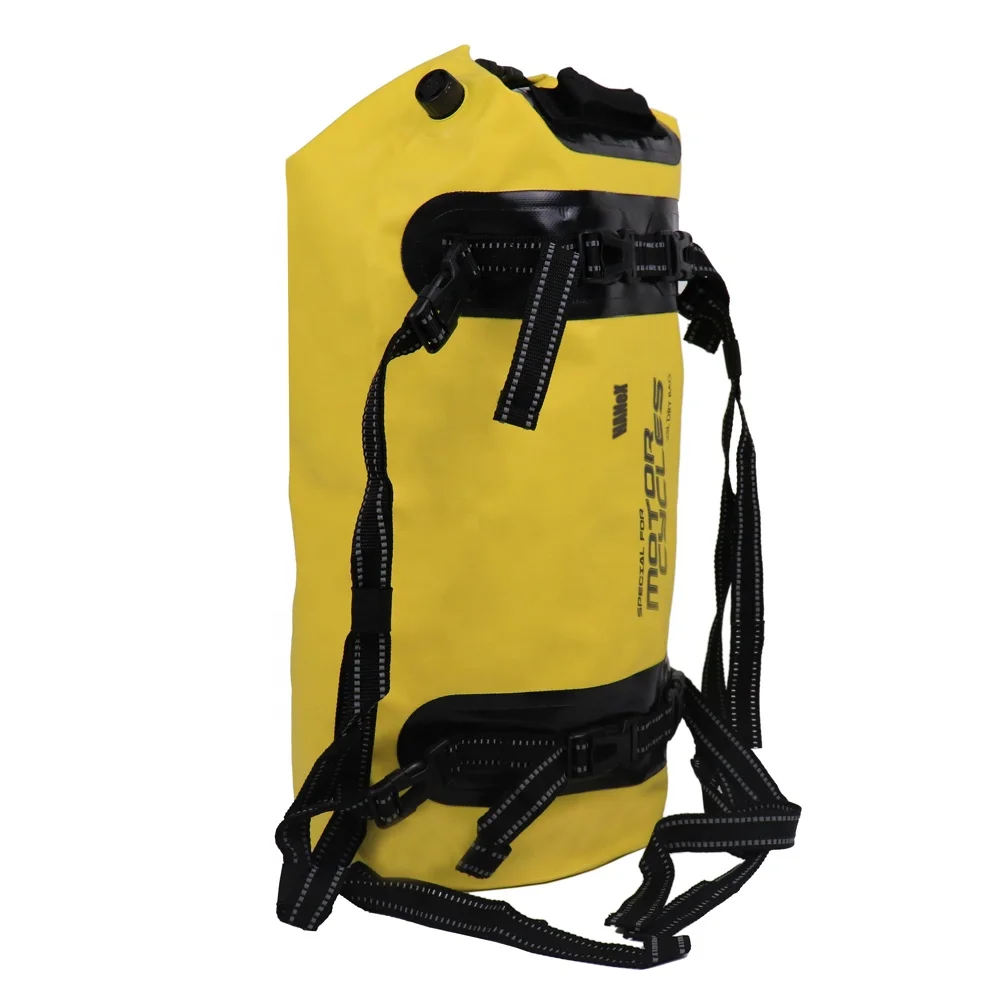 
Hanex H-CB11 25L Waterproof Motorcycle Backpack Grip Roll Top Dry Bag PVC Material Backpack 