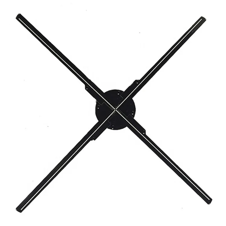 3D Hologram Projector fan 4 blades hologram 18cm to 180cm big Holographic LED Advertising Display cloud wifi App Control