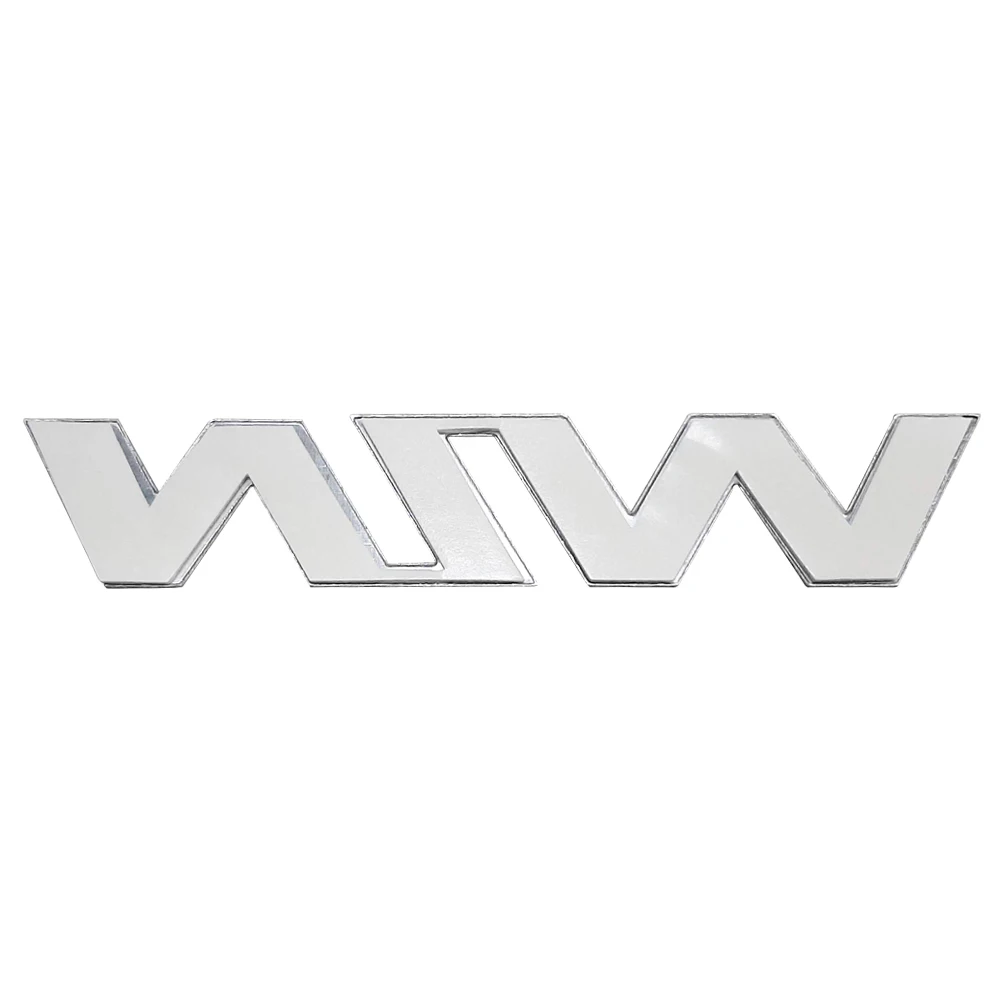 custom silver hair-line aluminum name plate glossy logo with foam tape adhesive