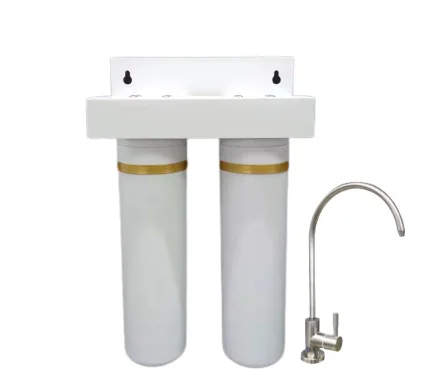 Under Sink Water Filter System 2 Stage Quick Easy Change Cartridge Filtration System Water Purifier for Clean Water