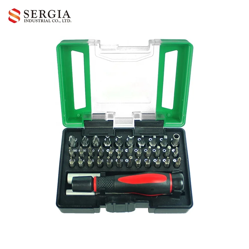 Taiwan High Quality Power Tool S2 Bit & Flexible Extension Handle Wrench Set